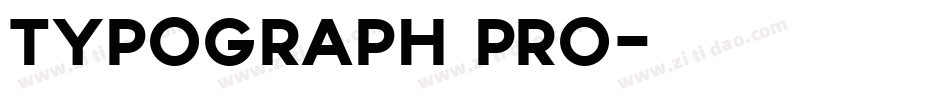 TYPOGRAPH PRO字体转换